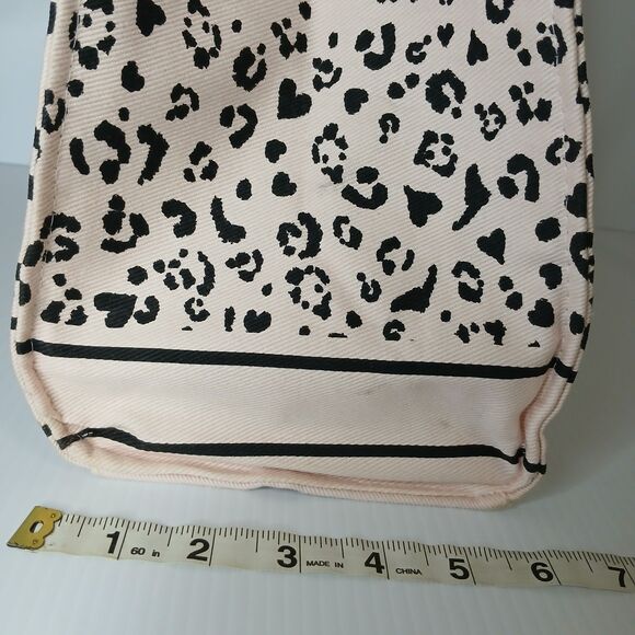 Victoria's Secret Y2K Leopard Print Logo Tote Bag - Picture 10 of 14